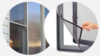 فروش انواع توری فلزی پنجره دوجداره