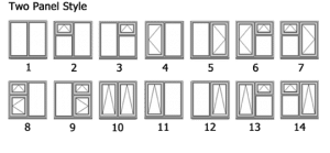انواع پنجره دوجداره upvc